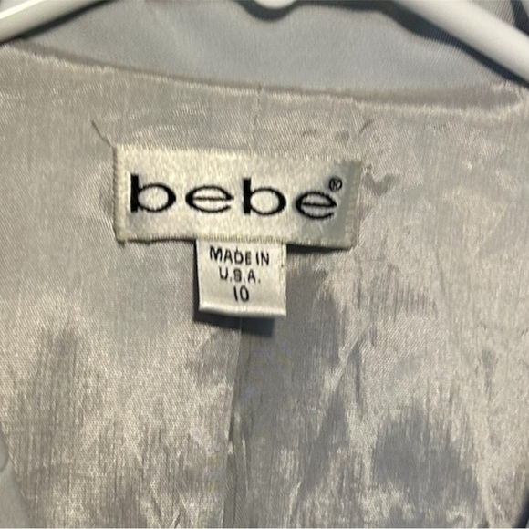 BEBE Light Gray Blazer and Dress Set - Picture 6 of 11